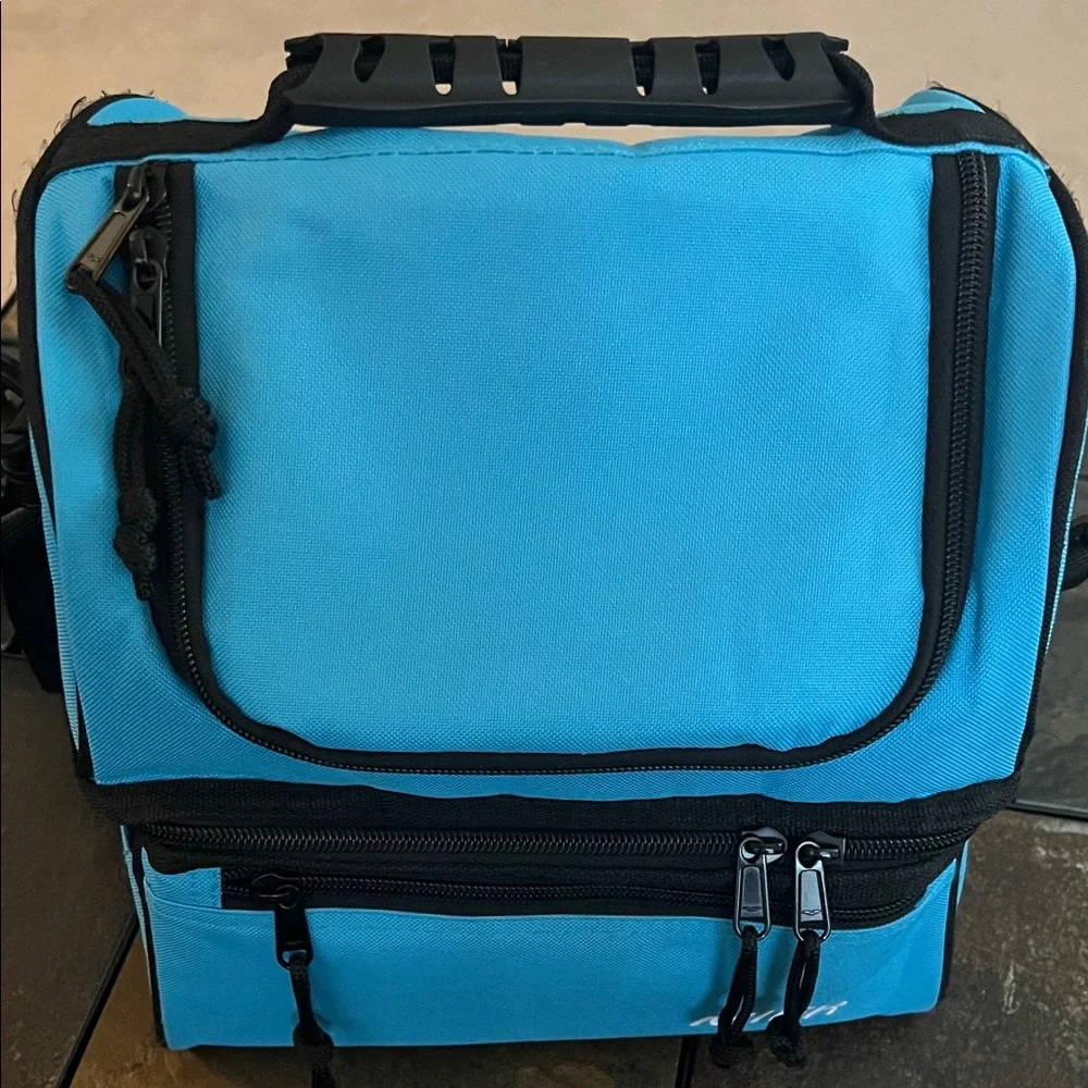 Blue Insulated Lunch Cooler Bag - Brand Unspecified